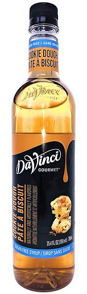 DaVinci Gourmet Sugar-Free Cookie Dough Syrup, 25.4 Fluid Ounce (Pack of 1)