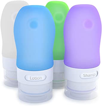 Leak Proof Travel Bottles - Travel Containers for Travel Size Toiletries with TSA Quart Bag