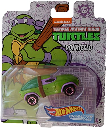 Hot Wheels Character Cars TMNT Donatello #2 of 5 Cars