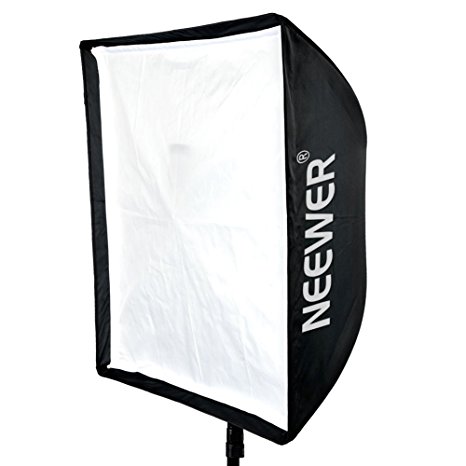 Neewer® 24'' X 36'/60cm X 90cm Speedlite, Studio Flash, Speedlight and Umbrella Softbox with Carrying Bag for Portrait or Product Photography