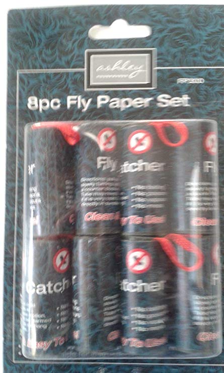 Ashley Housewares 8pc Fly Paper Set