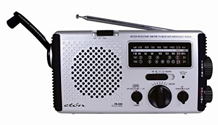 Eton FR400 Hand Crank Radio and Power Generator (Silver) (Discontinued by Manufacturer)