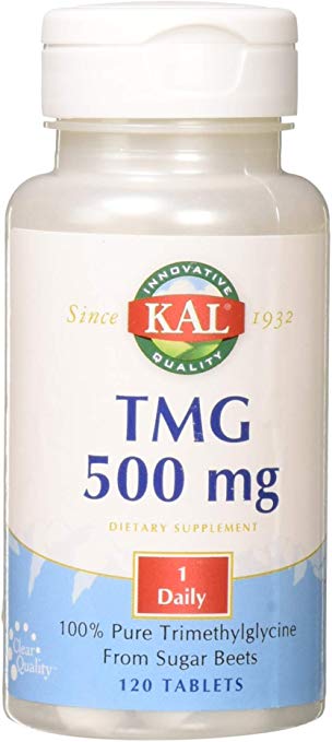 Kal 500 Mg Trimethylglycine Tablets, 120 Count