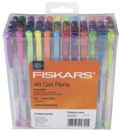 Fiskars Gel Pen 48-Piece Value Set