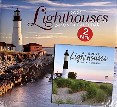 2022 Lighthouse Calendar with Bonus Mini Calendar