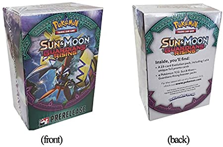 Pokemon Card Game Guardians Rising Sun & Moon TCG Prerelease Booster kit box