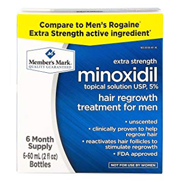 Member's Mark Minoxidil 5% Solution (2 fl. oz, 6 ct.)