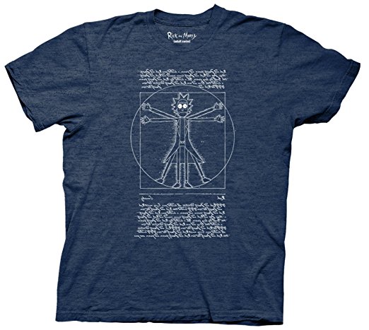 Rick and Morty Vitruvian Rick T-shirt