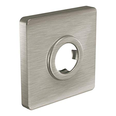 Moen 147572BN Square Shower Arm Flange, Brushed Nickel