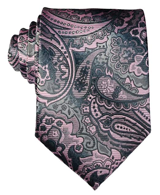 New Classic Striped Check Paisley JACQUARD WOVEN Silk Men's Tie Necktie