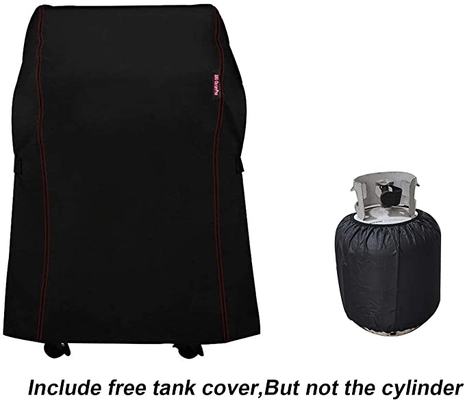 BBQ Coverpro 7138 Heavy Duty Grill Cover Fit for Weber Spirit 210 Series Gas Grills-Black