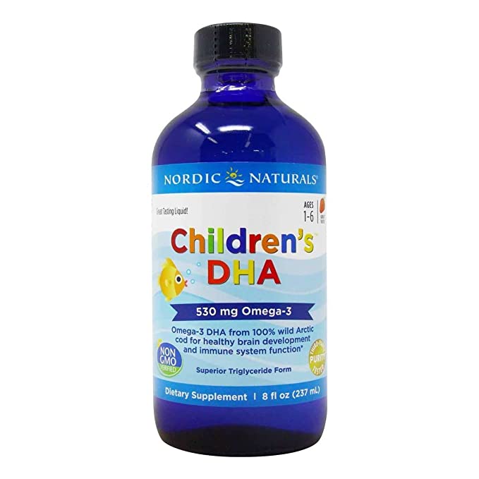 Nordic Naturals Children's DHA Strawberry Flavor 8 fl oz liquid 237 ml