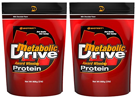 Metabolic Drive® Protein, Whey Isolate, Micellar Casein, Chocolate 2 Pack (4 lb)
