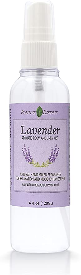 Lavender Pillow and Room Spray, Natural Essential Oil Linen Spray