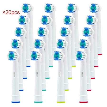 Generic Oral B Compatible Toothbrush Replacement Heads - 20 Brushes