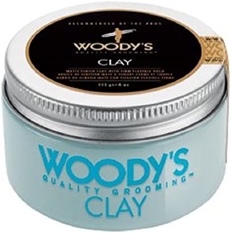 Woody's Clay Pomade, 3.4 ounce