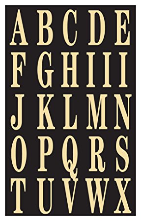 Hy-Ko MM-3L Self-Stick Letters, 2"