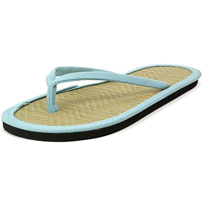 Alpine Swiss Womens Bamboo Flip Flop Thong Summer Sandals