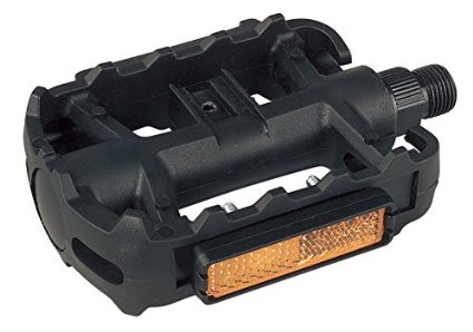 Diamondback Resin 9/16-Inch Spindle ATB Pedals, Black