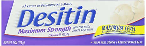 Desitin Diaper Rash Paste Maximum Strength, 4-Ounce