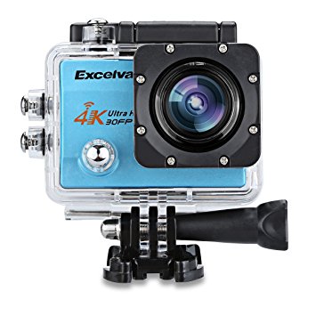 Excelvan Q8 Full HD 4K 1080P Waterproof Sports Action Camera kits with 2.0 Inch WIFI 16MP Accessories