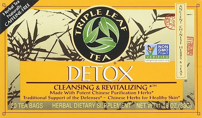 Triple Leaf Tea: Tea,Detox, 20 ct