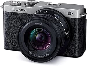 Panasonic LUMIX S9 Full-Frame Mirrorless Camera with S 18-40mm F4.5-6.3 Lens, (Silver) DC-S9NS (International Model)