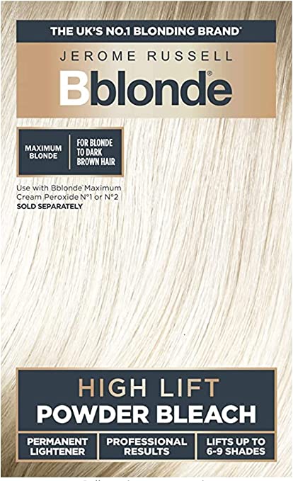 Jerome Russell Bblonde High Lift Powder Bleach + 4x Cream Peroxide 40vol 12% (Powder Bleach + 4 x 40VOL Cream Peroxide)