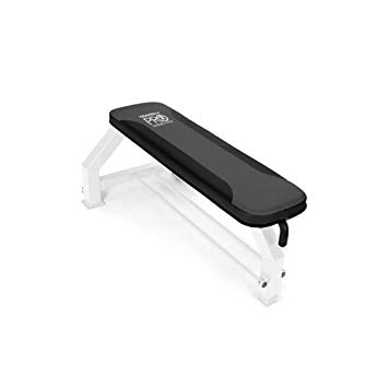 Marcy Pro PM-4941 Pro Utility Flat Weight Bench for Racks and Home Gyms, Black