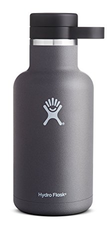 Hydro Flask Insulated Stainless Steel Wide Mouth Water Bottle and Beer Growler