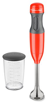 KitchenAid KHB1231HT 2-Speed Hand Blender, Hot Sauce