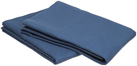 Pinzon Heavyweight Flannel Pillowcases - King, Smokey Blue