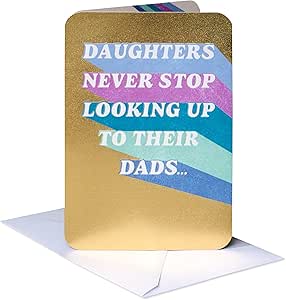 American Greetings Dad Birthday Card from Daughter (Never Stop Looking Out)