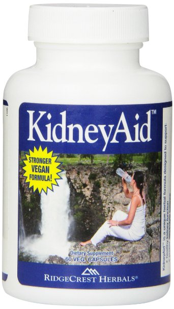 RidgeCrest Kidneyaid Herbal Cleanse and Support Capsules 60-Count