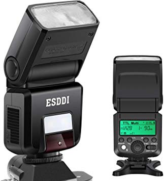 ESDDI Camera Flash for Sony A6000 A7III Speedlight, HSS 1/8000s TTL 2.4G Wireless Speedlite Flash for Sony A7 A7II NEX6 A6300 A6500