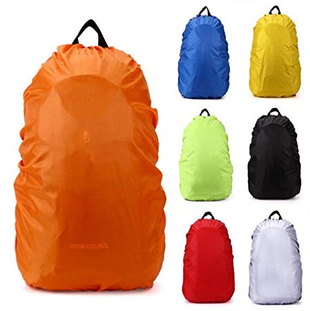 Yosoo 55L Waterproof Dust Rain Cover Backpack Pack Bag Rainproof Poncho for Outdoor Travel Hiking Camping