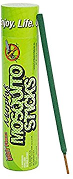 Murphy's Mosquito Sticks Natural and DEET Free Insect Repellent Incense Stick - Bamboo infused with Citronella, Lemongrass and Rosemary 12-sticks per pack … (3-Pack)