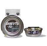 MidWest Stainless Steel Snapy Fit Water and Feed Bowl