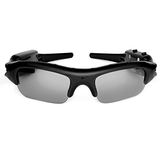 G.G.Martinsen Pinhole Spy Sunglasses Real HD 640 x 480 video resolutions with 30 FPS ，Real HD Video, Image & Voice Recorder. Upgraded Battery.Executive Multifunction DVR.