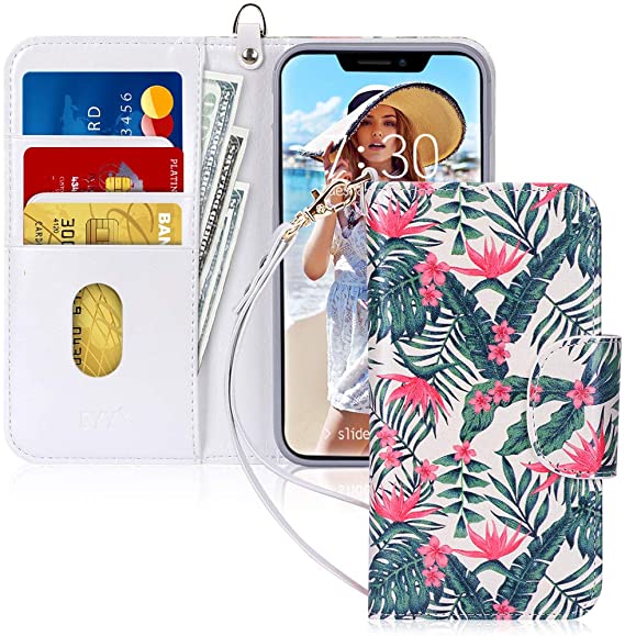 FYY Case for iPhone 11 Pro Max 6.5", [Kickstand Feature] Luxury PU Leather Wallet Case Flip Folio Cover with [Card Slots] and [Note Pockets] for Apple iPhone 11 Pro Max 6.5 inch Stylish Fancy