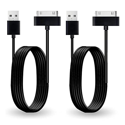 2Pack 3.3FT 30 Pin USB Charging Cable Cord for Samsung Galaxy Tab 2 10.1"/7.0",Tab 10.1"/8.9",Tab 7.7 Plus,Gt-n8013 Gt-p5113 Sgh-i497 Sch-i915 Note 10.1 GT-N8000,P5100,P3110,P7510 Tablet Charger Cable