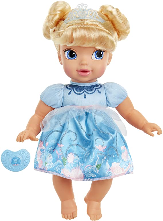 Disney Princess Deluxe Baby Cinderella Doll with Pacifier Toy