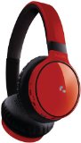Philips Bluetooth stereo headset SHB9100RD - mobile headsets Circumaural 18 - 21000 Hz Li-Ion polymer Red Audio 35mm USB Binaural