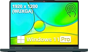 Lenovo Yoga 6 2 in 1 Touchscreen Laptop, 13.3" WUXGA (1920 x 1200) Convertible Laptop, 8GB RAM, 256GB SSD, AMD Ryzen 5 7530U(Beat Intel i7-1165G7), Thin and Lightweight, WiFi6, Backlit KB, Win 11 Pro