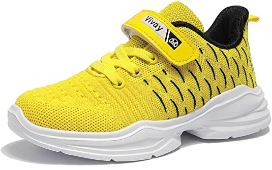 Vivay Boys Tennis Shoes Lightweight Sneakers for Girls Tennis Running Shoes for Little Kid and Big Kid
