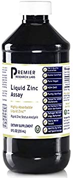 Premier Liquid Zinc, 8 FL OZ, Highly Absorbable Liquid Zinc