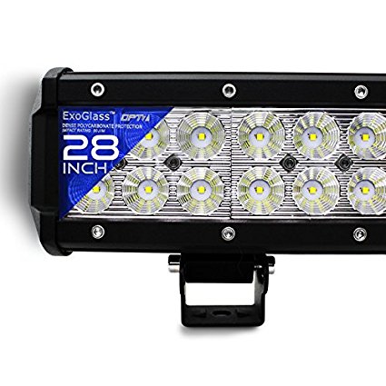 OPT7 C2 Series 28" Off-Road CREE LED Light Bar and Harness (Flood/Spot Auxiliary Lamp Combo 15500 lumen)