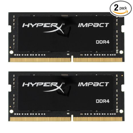 Kingston Technology HyperX Impact 32GB Kit (2x16GB) 2133MHz DDR4 CL13 260-Pin SODIMM Laptop HX421S13IBK2/32