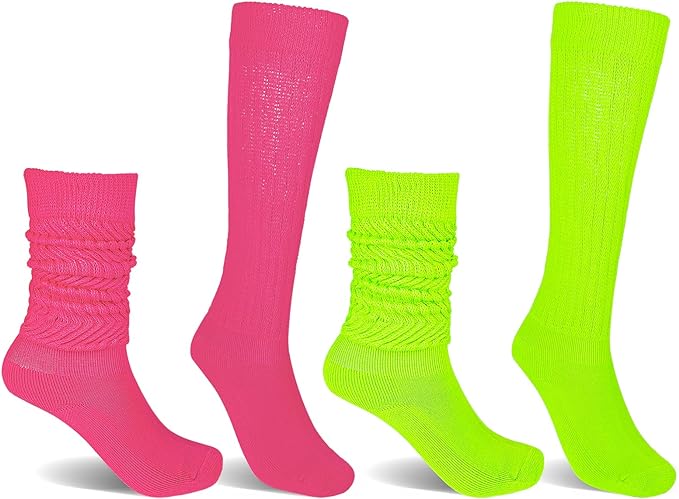 Women's Slouch Socks Soft Stacked Scrunch Socks Thigh High Boot Socks Scrunchie Socks Extra Long Knit Socks Size 9-11