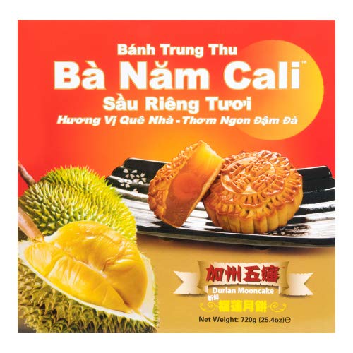 Ba Nam Cali Mooncakes (Durian, 0 Yolk)